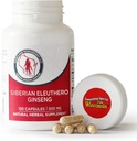 Ginseng Laitier - Capsules de racine Eleuthero Sibérien - 150 ct - Ginseng Sibérien authentique - Utilisation dans le cadre de votre supplément à base de plantes quotidien Routine - Sans gluten et non-OGM