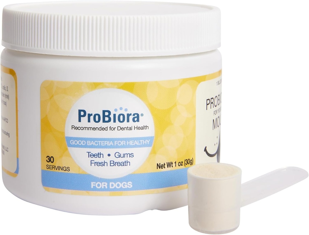 Probiora pour chiens Supplément probiotique pour chiens pour soins buccodentaires