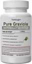 Superior Labs Graviola 1200mg, pur naturel non-OGM antioxydant, immunitaire et soutien respiratoire, favorise la santé de la peau, la croissance cellulaire et l'humeur équilibrée, extrait de haute puissance, 120 capsules veg