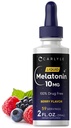 Carlyle Melatonin 10mg. 2 fl oz gouttes liquides.