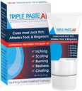 Triple pâte AF onguent anti fongiques pour la peau traite la plupart des athlètes Pied et ver - 2% Miconazole crème antifongique - 2 Oz tube (emballage mai Vary)