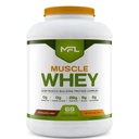 MFL Muscle Whey Protein l 28g of Protein l 8g BCAAs l Keto Friendly l Low Carbs l 5 lbs. (Chocolate Lava)
