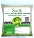 Nutranix bhm HERBAL FRESH Mudakathan Keerai Poudre, 100g, Poudre de feuille de vigne de ballon, Kanphata, Budda Kakara, Agniballi, Jyotishmati Poudre, 100g, (emballage 1 x 100g)