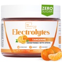 Sucre Zéro - Poudre d'électrolytes Tangerine - Hydratation rafraîchissante - Énergie sans caféine avec tous les ingrédients naturels - Vegan, Keto & Paleo - Mélange de boissons sans électrolytes sans sucre - 30 portions