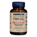 Wiley's Finest Wild Alaskan Fish Oil DHA prénatal - 900mg EPA et DHA Omega-3 pour les femmes enceintes et les mères allaitantes - 60 Softgels (30 portions de vitamines prénatales)