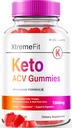 rize labs - Xtremefit Keto ACV Gummies for Advanced Weight Loss, Advanced Formula, Apple Cider Vinegar Supplement (60 Gummies)