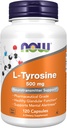 MAINTENANT Suppléments, L-Tyrosine 500 mg, soutient l'alerte mentale*, le soutien aux neurotransmetteurs*, 120 capsules