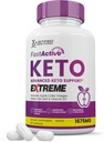 Fast Active Keto ACV pilules extrêmes 1675MG Keto soutien mélange alternative à rapide Keto ACV Gummies Formulé avec vinaigre de cidre de pomme extra vierge huile d'olive en poudre Green Tea Leaf 120 Capsules