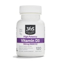 365 par Marché des aliments entiers, Vitamine D3 Softgels, 5000 UI, 120 CT