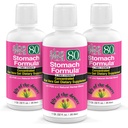 Lily Of The Desert Stomach Formula, Aloe Vera 80 Gel - Jus d'Aloe Vera concentré avec Elm Slippery, Camomile, Peppermint et Ginger pour la santé Gut, Heartburn, Acid Reflux, 32 Oz (paquet de 3)
