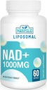 Supplément NAD+ liposomale 1000 mg de NAD le plus élevé Pontecy de NAD