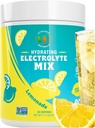 Poudre d'électrolyte – Zéro mélange d'hydratation de citron de sucre de 90 portions
