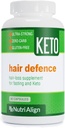 Complexe de défense des cheveux nutri-align pour la biotine pour le kéto et le jeûne de 90 capsules