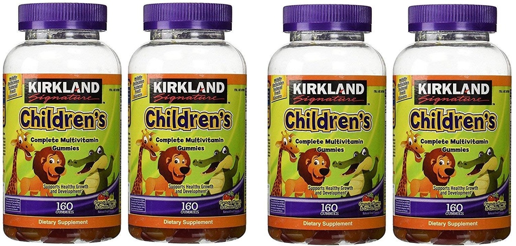 Multivitamine complète pour enfants Kirkland Signature, 320 Gommies (2 paquets)