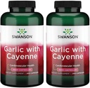 Ail Swanson avec Cayenne 200 Capsules (2 Pack)