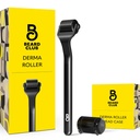 The Beard Club Premium Derma Roller pour visage, corps et scalp - Microneedling Roller pour hommes et femmes avec 540 microneedles de titane - pour cheveux et barbe - Poignée en métal pondéré - Boîtier de rangement magnétique