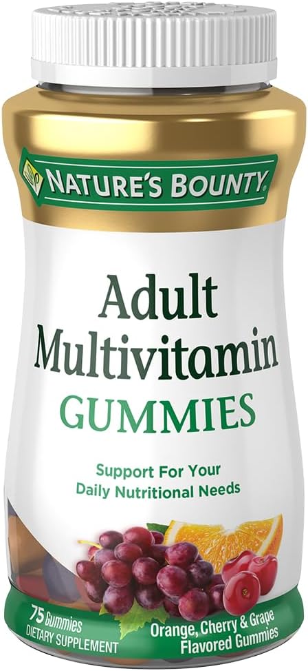 Gommies multivitamines adultes de la nature 75 Chaque