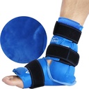 Atsuwell Ankle Ice Pack Wrap, Pack de glace réutilisable pour la cheville, Grand Gel Cold Pack Pied pour la compression froide, Gel de talon flexible pour les hommes femmes, Relaxation