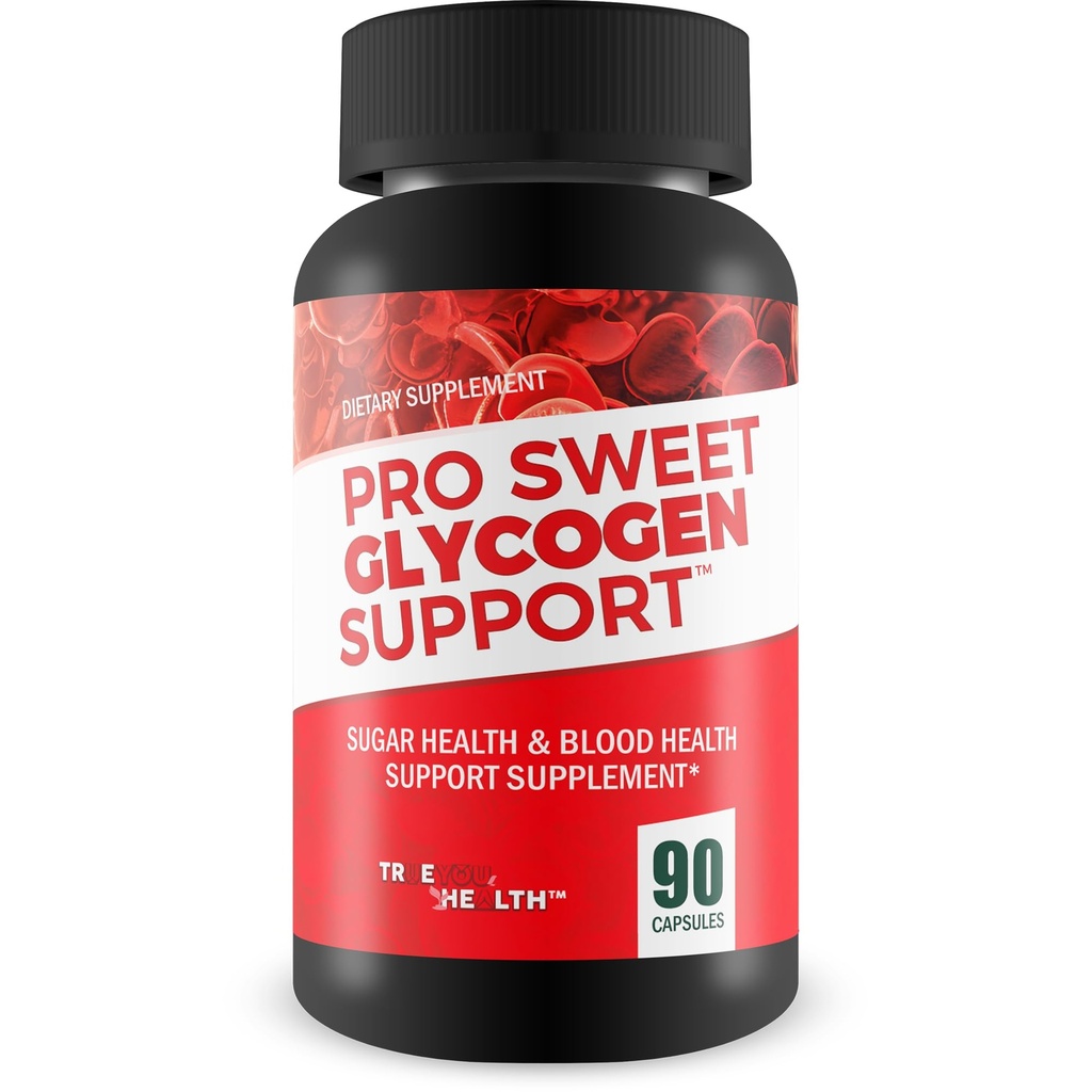 Pro Sweet Glycogen Support - Notre meilleur supplément de soutien du sang sucré - Sugar Health Blood Health & Blood Circulation Support Supplément pour l'équilibre du sucre et de la circulation du sang Boost Blood Vessel Support