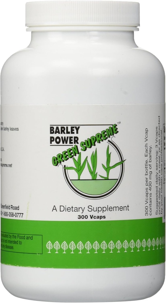 Barley Power 300 Count Vegetable Caplets