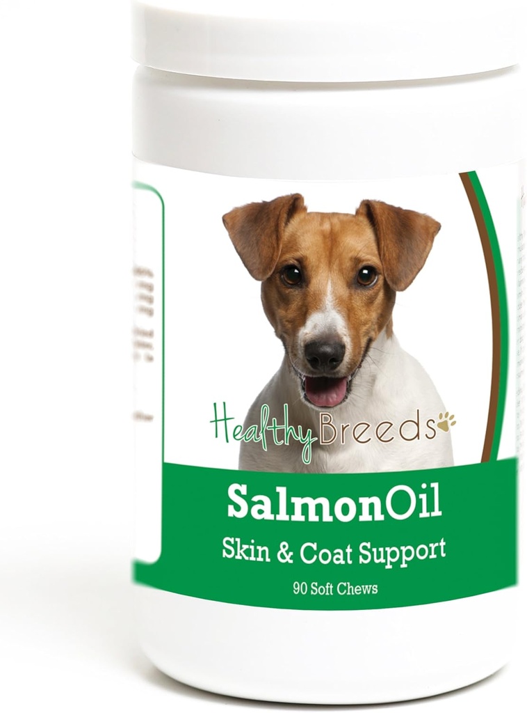 Salmon Oil Soft Chews de Jack Russell Terrier de race saine 90 Comte