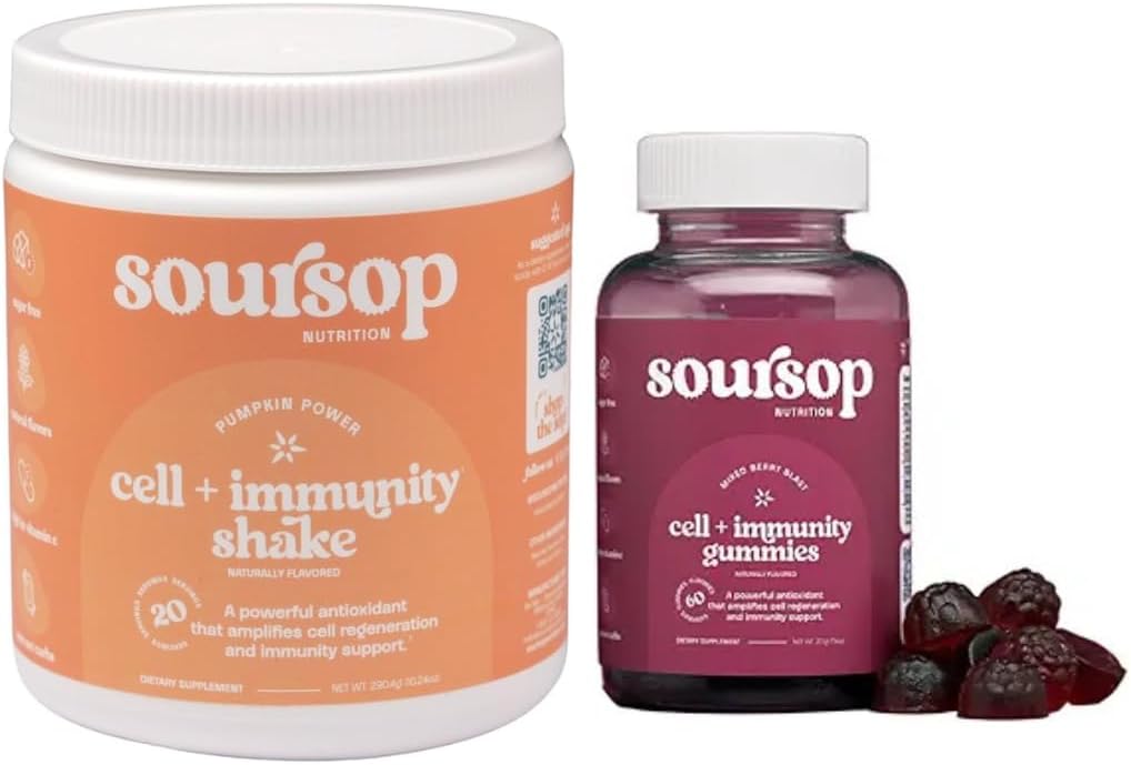 Cell + Immunity Gummies & Shake Bundle