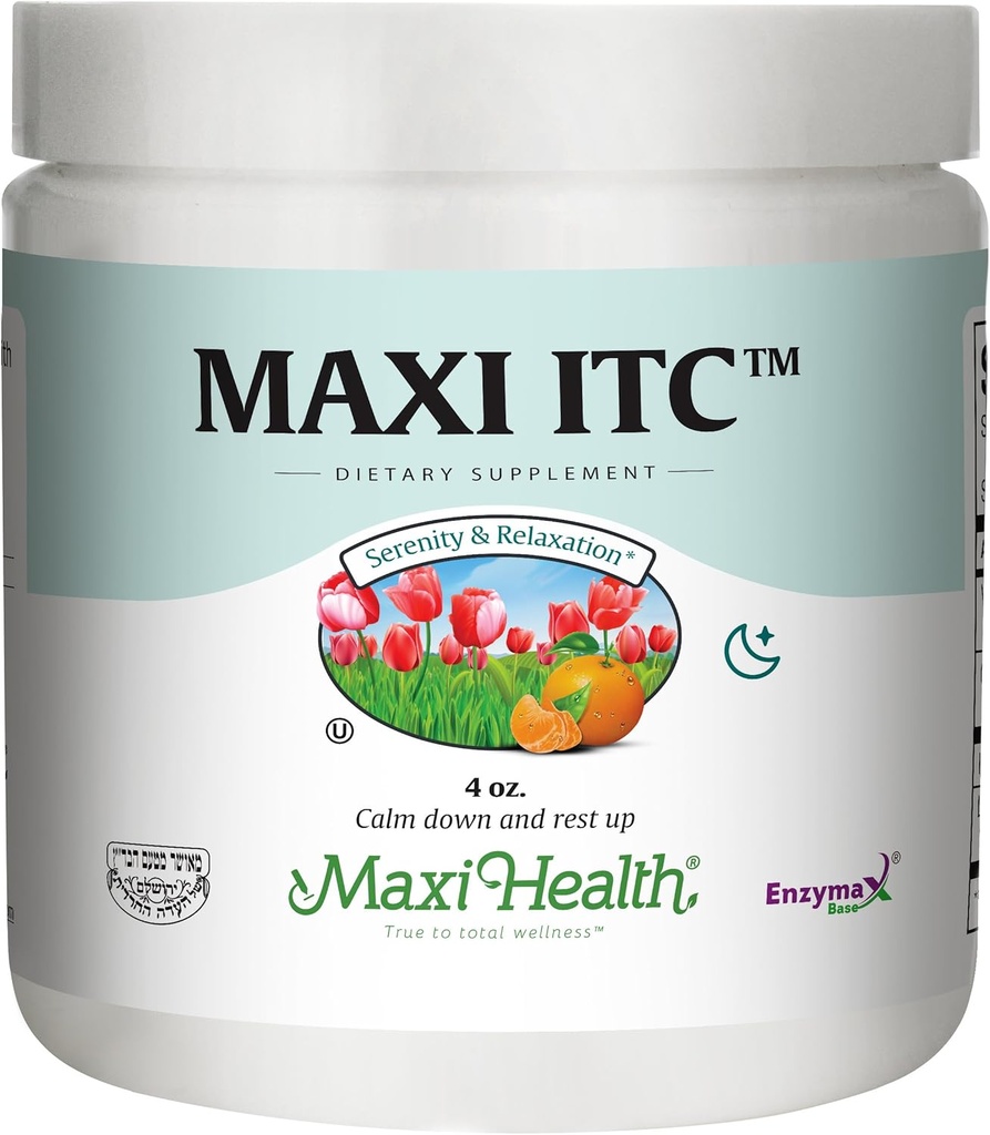 Maxi Health CTI - Inositol - avec la taurine et la vitamine C - Formule calmante - 4 once en poudre - Kosher