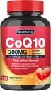 CoQ10 300mg avec PQQ & Shilajit - puissant antioxydant pour la santé du coeur et du cerveau et la production d'énergie - haute absorption avec des suppléments de Coenzyme de Bioperine Q10 - 120 capsules