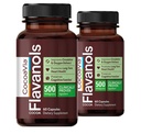 Supplément santé CocoaVia Cardio, 60 Jours, 500mg Cocoa Flavanols, Soutien Santé cardiaque, Boost Oxyde nitrique, Circulation sanguine, Énergie, Vegan, Chocolat foncé, 120 Capsules