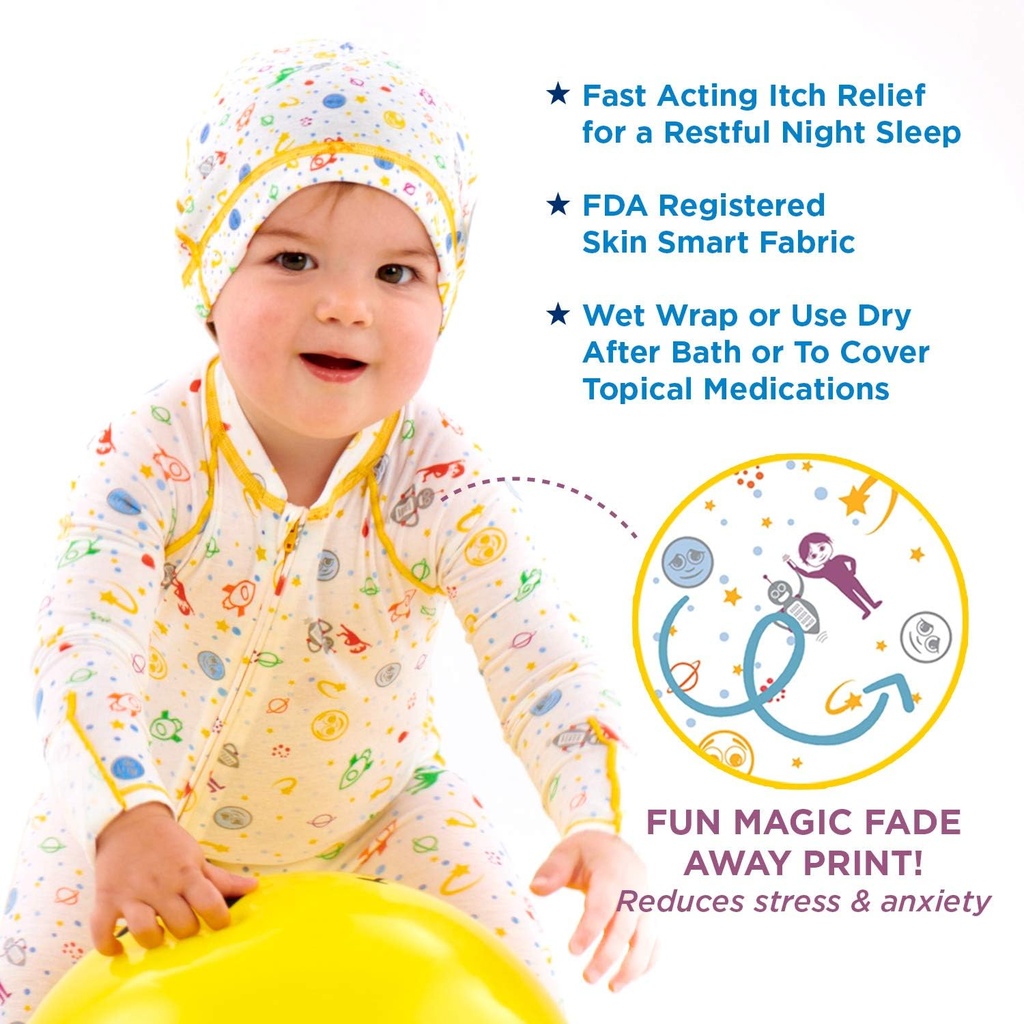 Eczema Cradle Cap Rash + Démangeaison de soulagement pour le scalp modéré à sévère Eczema et la dermatite séborrhéique Traitement du sommeil - Bébé et Toddler