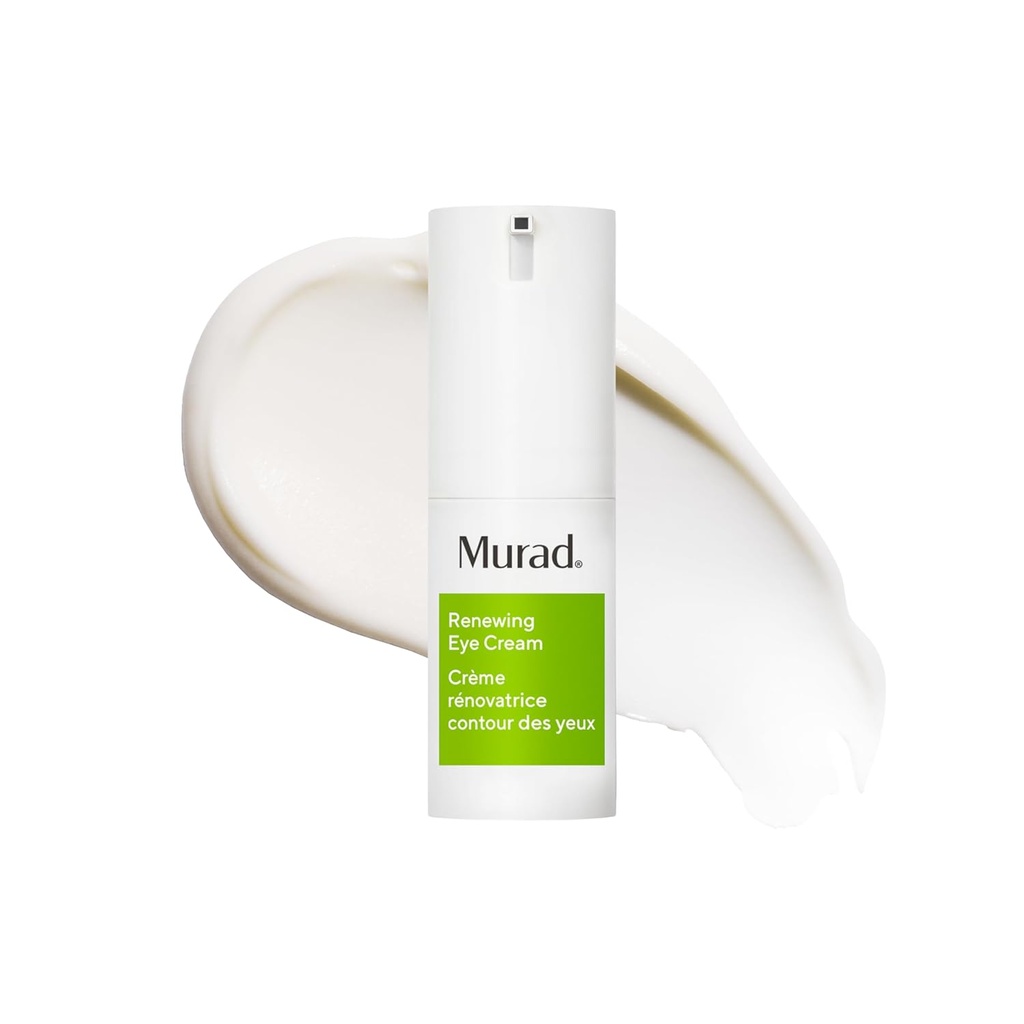 Murad Renewing Eye Cream – Nourishing Retinol & Peptide Formula with Mango Butter & Eye Brightening Complex for Firming, Dark Circle Reduction, Minimizing Wrinkles & Skin Resurgence – 0.5 Fl Oz