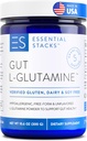 Stacks essentiels Gut L-Glutamine en poudre - Fabriqué exclusivement aux États-Unis - Pure L Glutamine en poudre pour la santé Gut (60 portions, non aromatisées)