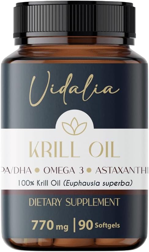 Vidalia fournit une source potentielle d'Oméga-3 dérivé de l'huile de krill de l'Antarctique, haute teneur en PHOSPHOLIPIDS, Choline et ASTAXANTHIN, offrant une biodisponibilité supérieure. Les métaux lourds libres.
