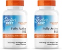 Meilleur médecin pleinement actif B12 1500 mcg, non OGM, végétalien, sans gluten, soutient la mémoire saine, l'humeur et la circulation, 60 comtes (paquet de 2)