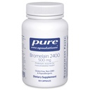 Encapsulations pures Bromelain 2400 500 mg - pour le soutien digestif et la santé musculo-squelettique - soutient les articulations et la récupération musculaire* - enzymes protéolytiques - Vegan - 60 capsules