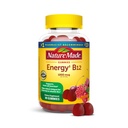 Nature Made Energy B12 1000 mcg, complément alimentaire pour le soutien au métabolisme de l'énergie, 80 gommies, 40 jours d'approvisionnement L'emballage peut varier