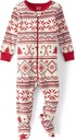 The Children's Place Baby Group 1-Family Matching, Sets de pyjama de Noël, coton, Fairsile-Rouge