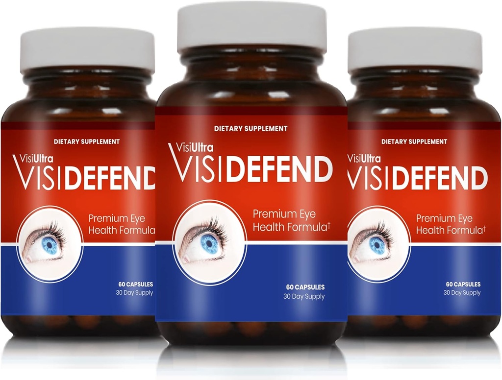 VisiDefend: Extrait de baies pour un soutien oculaire complet et un bien-être global – Yeux nourrissants et amélioration de la santé! (3Pack)