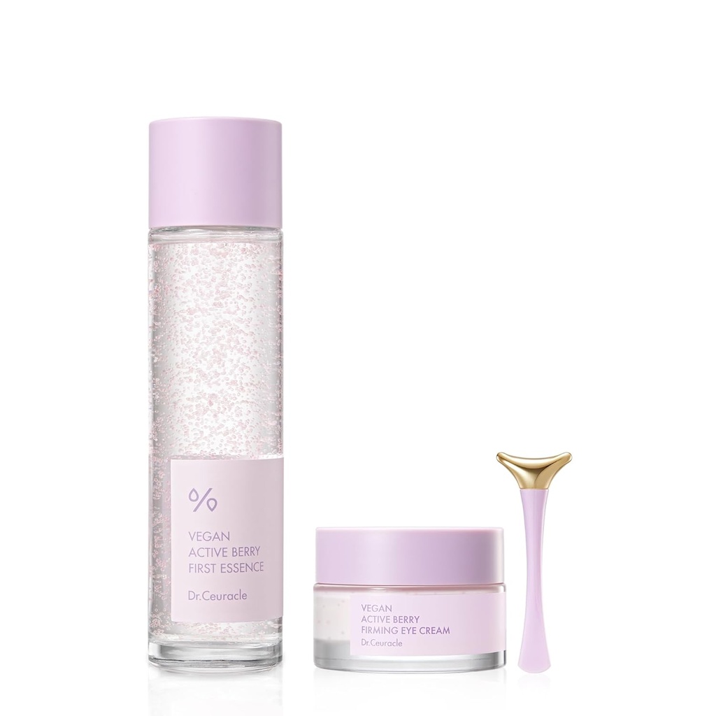 Leegeehaam Dr.Ceuracle , Vegan Active Berry Première Essence + Crème d'oeil raffermissant