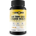 Acouphène naturel Relief Ear Tinnie Ease Immune Boost - Notre meilleur Relief d'acouphène pour le supplément de soutien immunitaire des oreilles - Blood Booster - Santé de l'oreille - Immune Boost Blood Builder Blood Health Pills