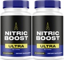 LIVORKA Nitrique Boost Ultra Poudre maintenant dans les capsules, formule avancée - 120 Compte (2 mois d'approvisionnement) - Pack de 2