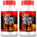 (2 Pack) Fat Burn pilules actives, Fat Burner Active Advance Keto Formule - Avancé Weight Loss Support, All Natural Keto Supplément, Fat Burn vitamines Keto, FatBurn Keto Active Reviews (120 Capsules)
