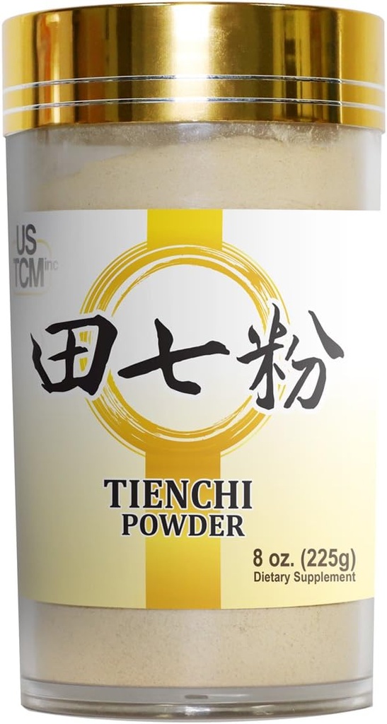 Poudre 100% pure Tienchi Pseudoginseng Notoginseng Poudre de Sanqi Tienchi Ginseng Poudre de 120mesh (8oz)