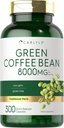 Extrait de fèves de café vert Carlyle : 8000 mg (300 capsules) Sans OGM et sans gluten