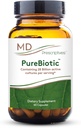 MD Prescriptives - PureBiotique - Supplément diététique probiotique pour la santé digestive et gut - 60 capsules