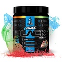Supplément pré-entraînement pour la nutrition eFlow Enrage Black High Stimulant - Poudre pour stimuler l'énergie, les pompes et la force - 4 saveurs (30 portions) (Sour Gummy)