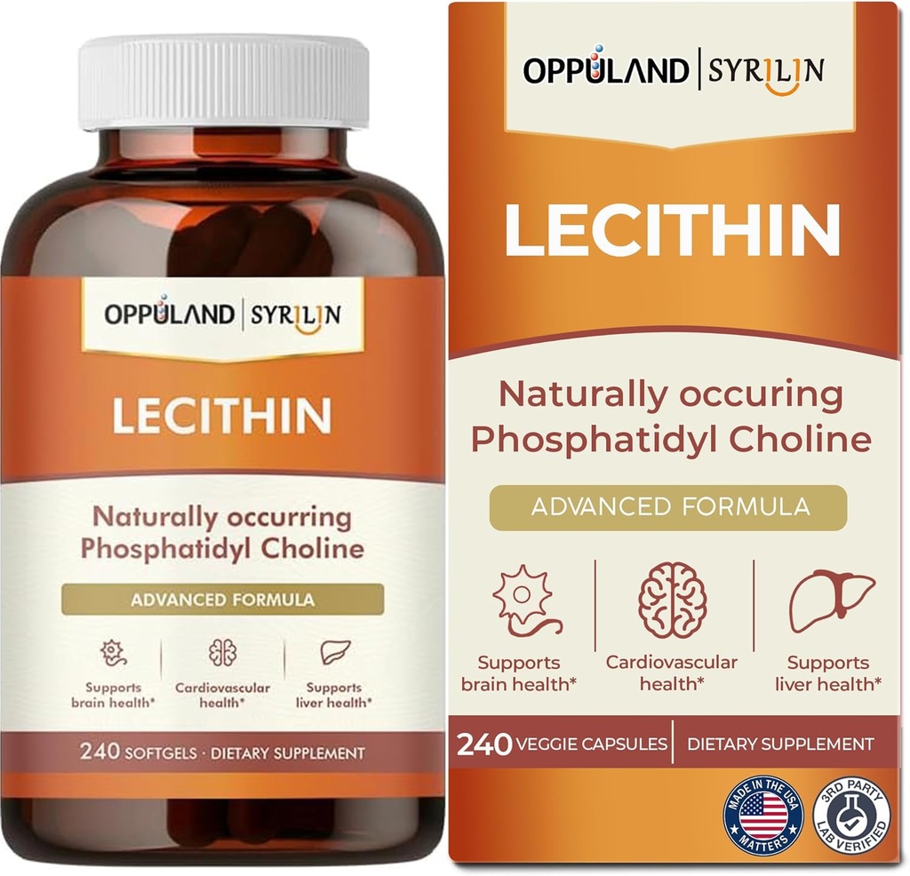 Lecithin-240 Softgels-Supports Brain Health