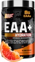Nutrex Research EAA Hydration | EAAs + BCAAs Powder | Muscle Recovery, Strength, Muscle Building, Endurance | 8G Essential Amino Acids + Electrolytes | Blood Orange Flavor 30 Serving