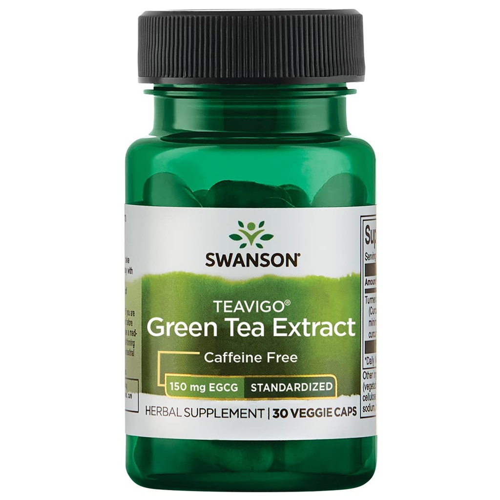 Swanson TEAVIGO GRN Thé 150MG EGCG 30VEG Casquette